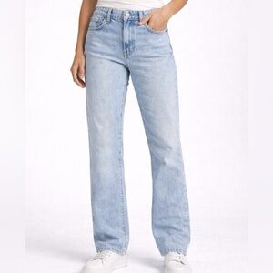 American Eagle Strigid Real Good Light Wash High Waisted Straight Jeans Size 4